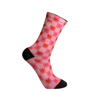 Valentine’s Checkered Love Socks