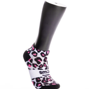 Leopard print ankle socks